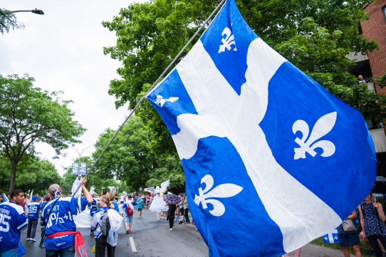 Quebec National Day |  The rain comes to the celebrations