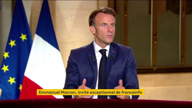 REPLAY.  Global Financial Pact, climate crisis, Russia … Find the full interview with Emmanuel Macron on franceinfo