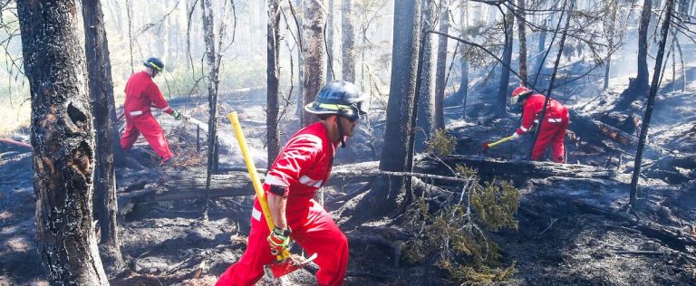 Rain helps control wildfires in the Maritimes