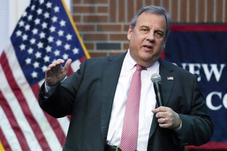 Republican Chris Christie, candidate for the White House