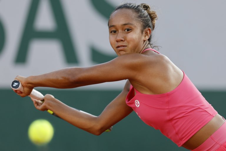 Roland Garros |  Leylah Fernandez in the doubles final