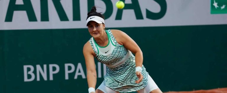 Roland-Garros: the former Bianca Andreescu would have broken her racket