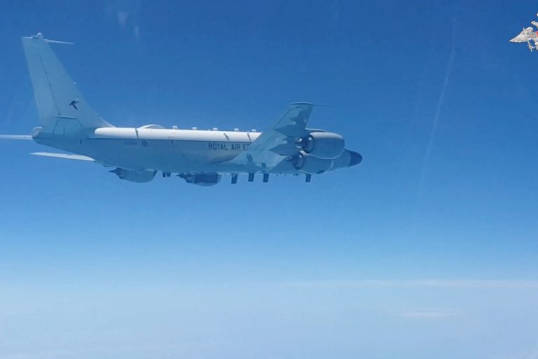 Russia says it intercepted two British fighters over the Black Sea