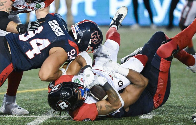 The Alouettes do just enough to beat the Rouge et Noir 19-12