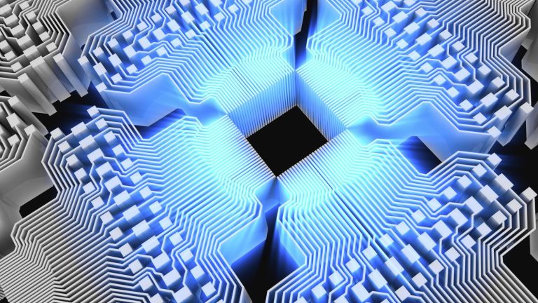 The quantum computer starts working