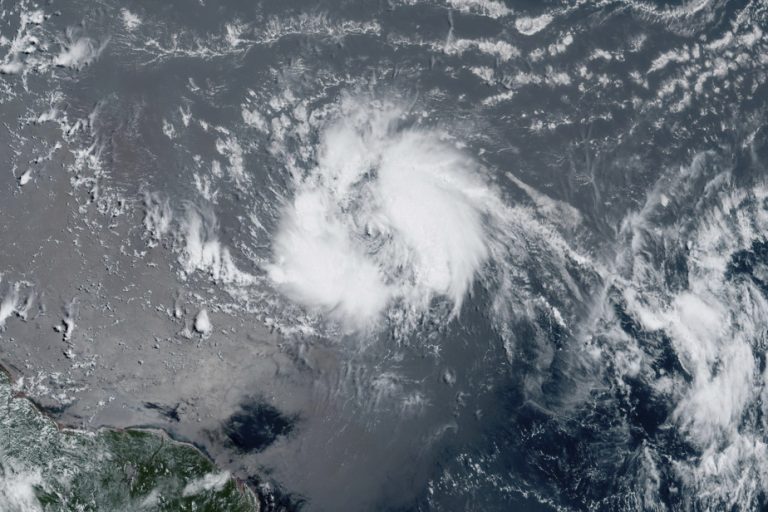 Tropical Storm Bret heads into the eastern Caribbean