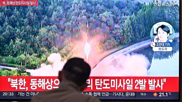 Two North Korean missiles fall in Japan’s exclusive economic zone