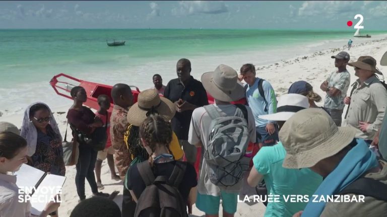 VIDEO.  The rush to Zanzibar