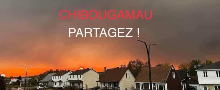 Vast movement of solidarity with the evacuees of Chibougamau