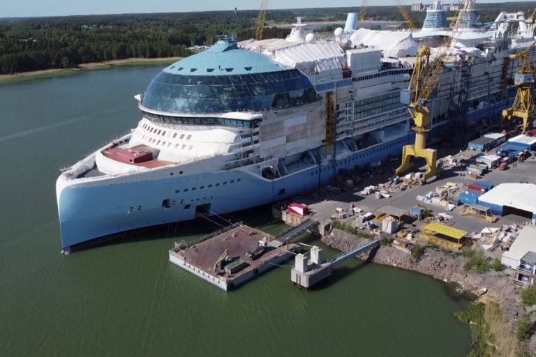 World’s largest cruise ship nearing completion