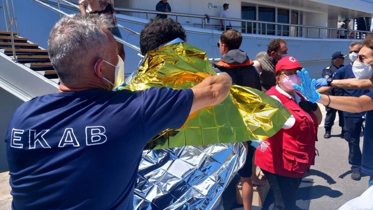 at least 78 migrants died in the sinking of a boat