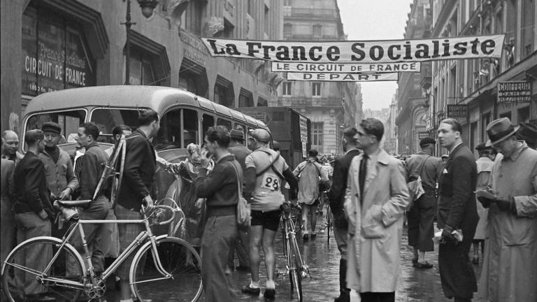 in 1942, under the Occupation, the “Circuit de France” instead of the Tour de France to serve Vichy propaganda