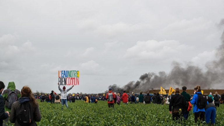 seven men prosecuted for “organizing a prohibited demonstration”