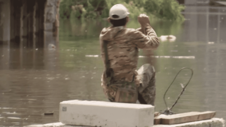 the water continues to rise in the localities near the hydroelectric dam