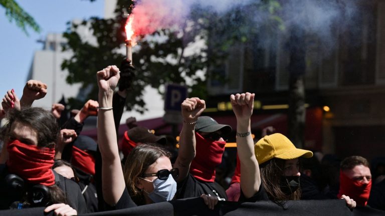 thousands of demonstrators march in Paris ten years after the death of the anti-fascist activist