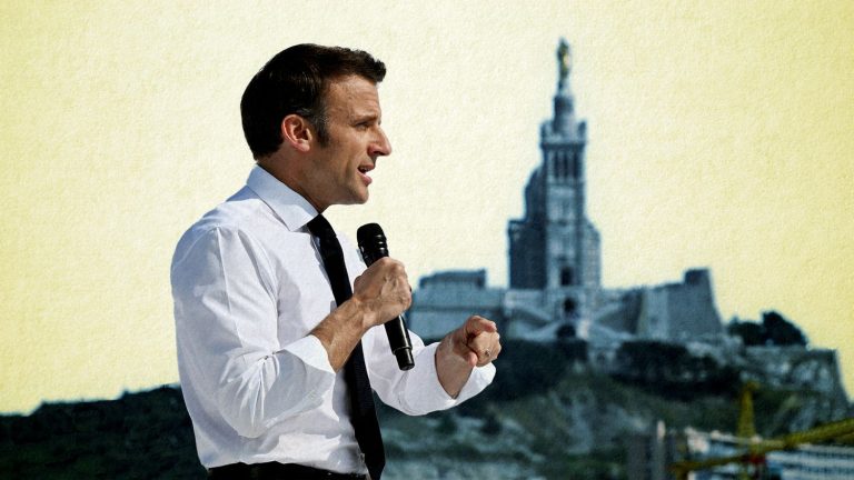 why does Emmanuel Macron put the package on Marseille?