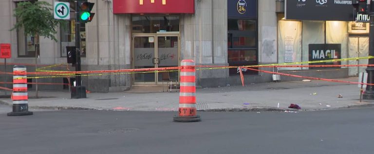 An attempted murder in Montreal at the exit of a McDonald’s