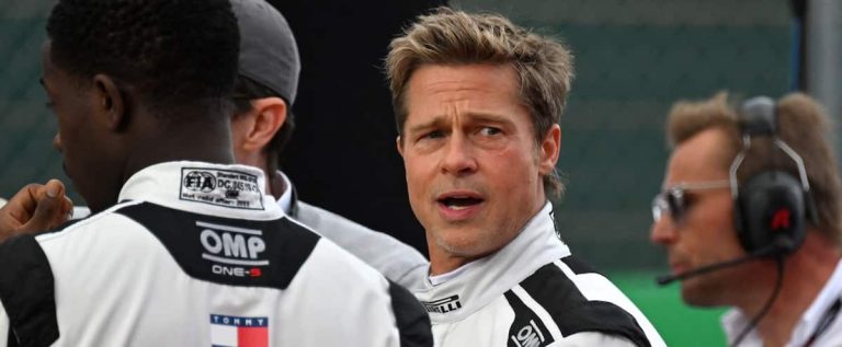 Brad Pitt stole the show in the paddock at Silverstone last weekend