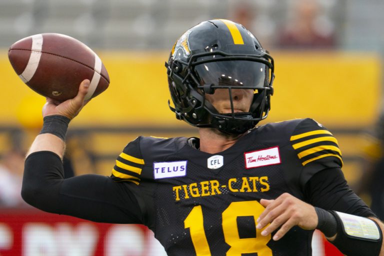 CFL |  The Tiger-Cats beat the Rouge et Noir 21-13