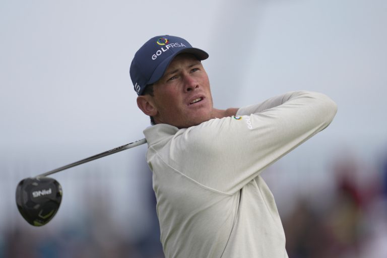 Christo Lamprecht leads the British Open