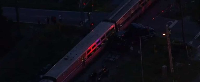 Derailment of a train carrying 173 people in Florida