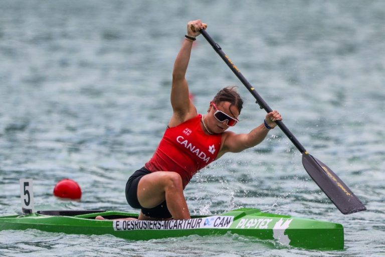 Elizabeth Desrosiers-Mcarthur |  A canoeist on the rise