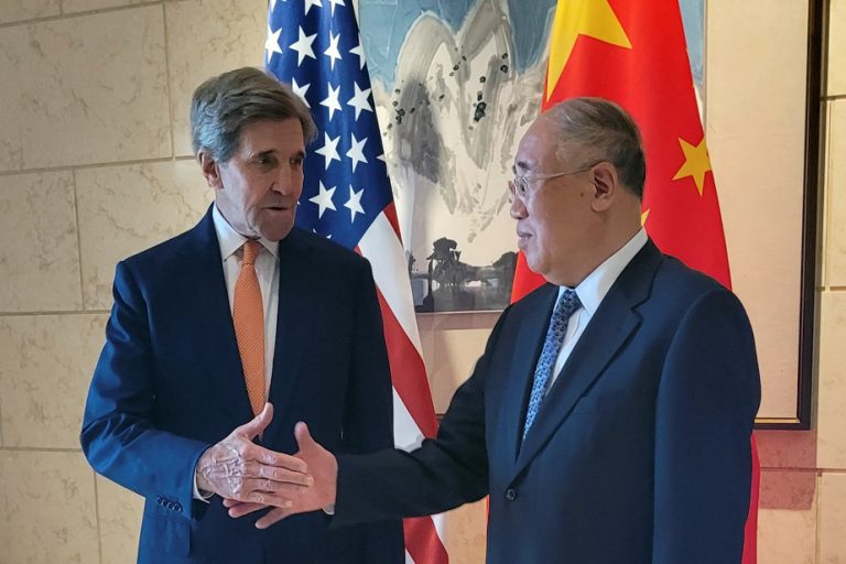 Envoys from Washington and Beijing meet to discuss climate