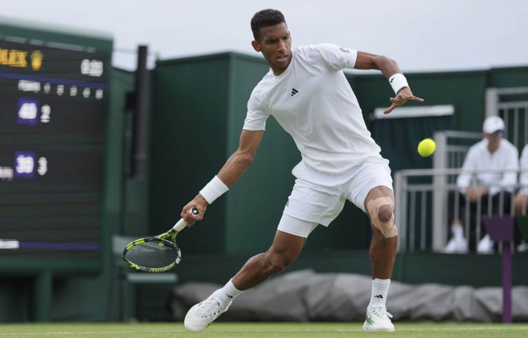 Félix Auger-Aliassime is eliminated in the first round at Wimbledon