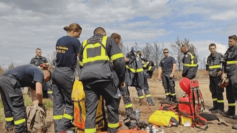 French firefighters as reinforcements in the face of mega fires