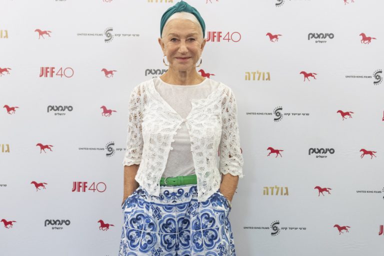 In a tense political context |  Helen Mirren promotes Golda in Jerusalem