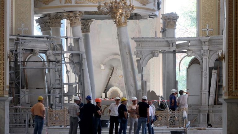 “It’s awful, awful. A tragedy!”  Odessa mayor calls for partial demolition of badly damaged cathedral after Russian bombardment