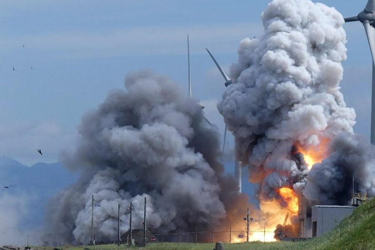 Japanese rocket engine explodes during ground test