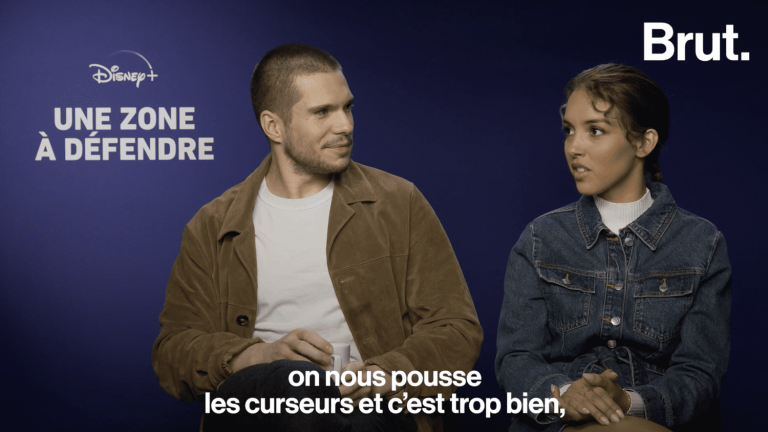 Lyna Khoudri and François Civil testify