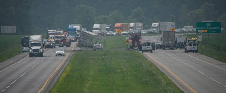 Major accident near Saint-Zotique: 5 people in critical condition