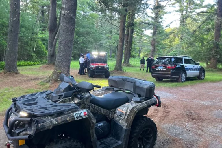 Massachusetts |  A woman is rescued from a swamp after several days