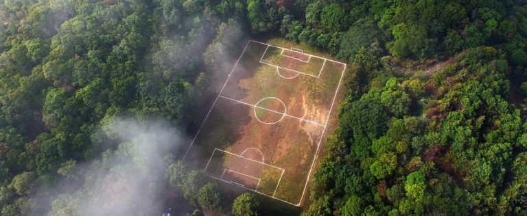 Mexico: the crater of a volcano transformed into a “unique in the world” soccer field