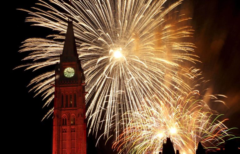 Ottawa celebrations and fireworks amid air quality concerns