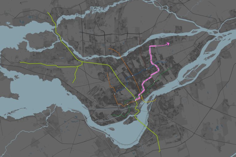 Public transport |  A “pink REM” proposed for the east of Montreal