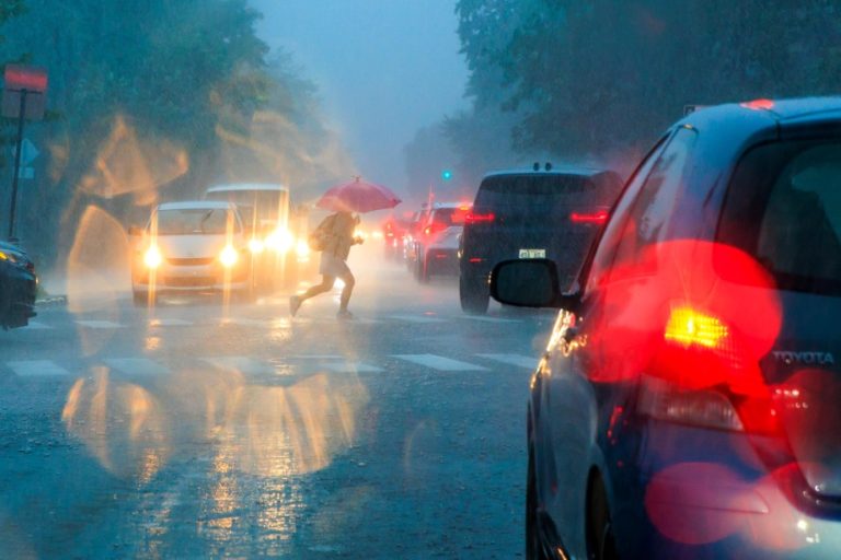 Rain in southern Quebec on Friday