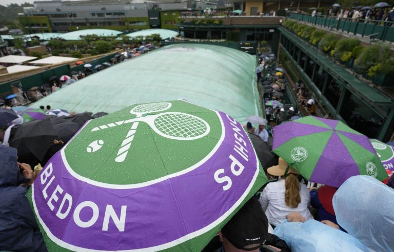 Rain returns to disrupt schedule at Wimbledon Tennis Open