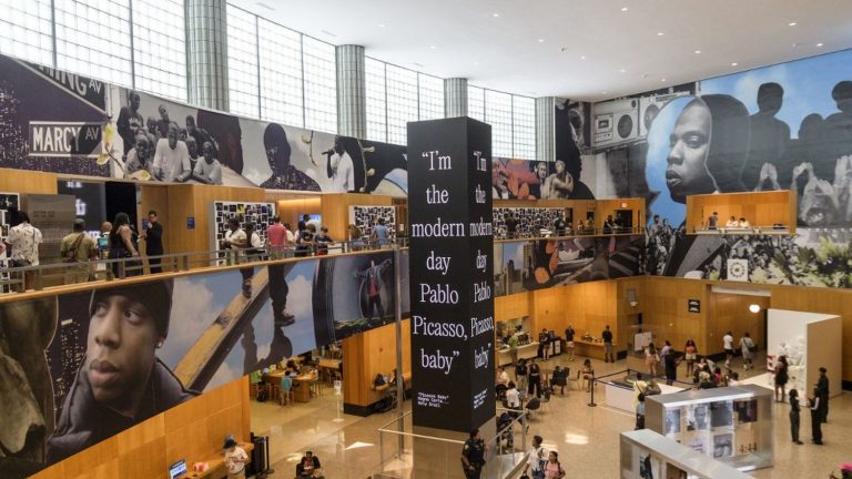 Rapper Jay-Z at the heart of an exhibition in New York, to celebrate 50 years of hip-hop