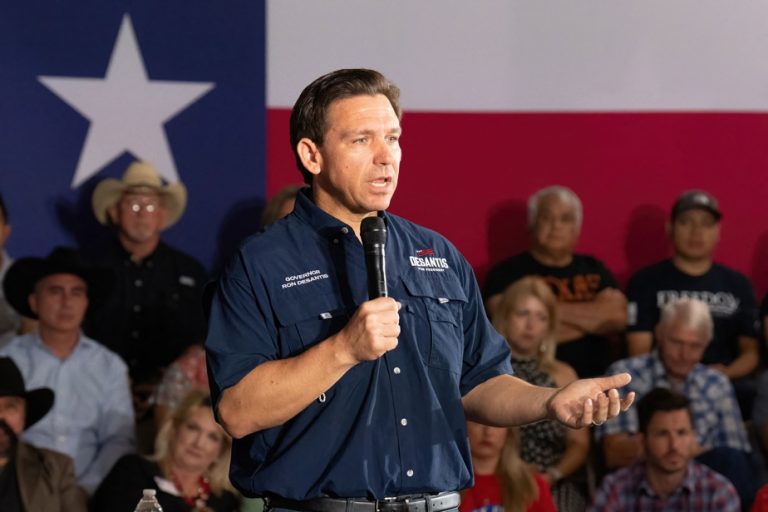 Ron DeSantis unhurt after car crash