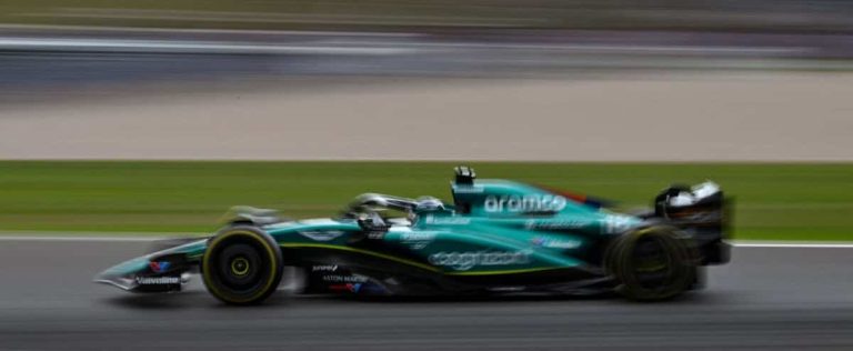 Silverstone climate does not smile on Lance Stroll in qualifying