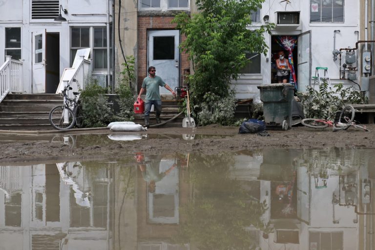 The Press in Vermont |  After the rain, the mud