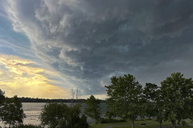 The extent of the territory affected by the storm cell surprises the experts