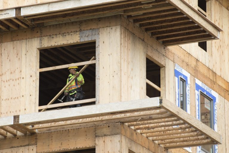 The pace of housing starts accelerated in June, according to CMHC