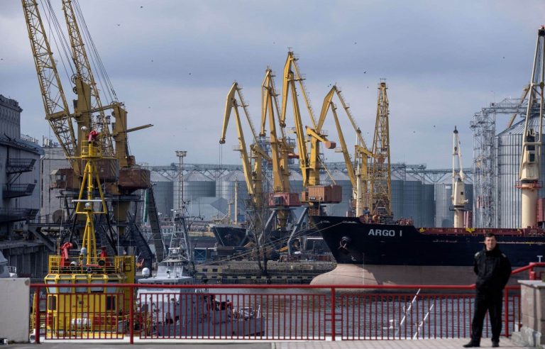 Ukrainian port of Odessa targeted by Russian attack after grain deal ends