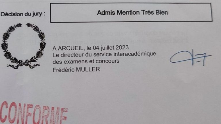 What is the point of having a “very good” mention in the patent or the baccalaureate?