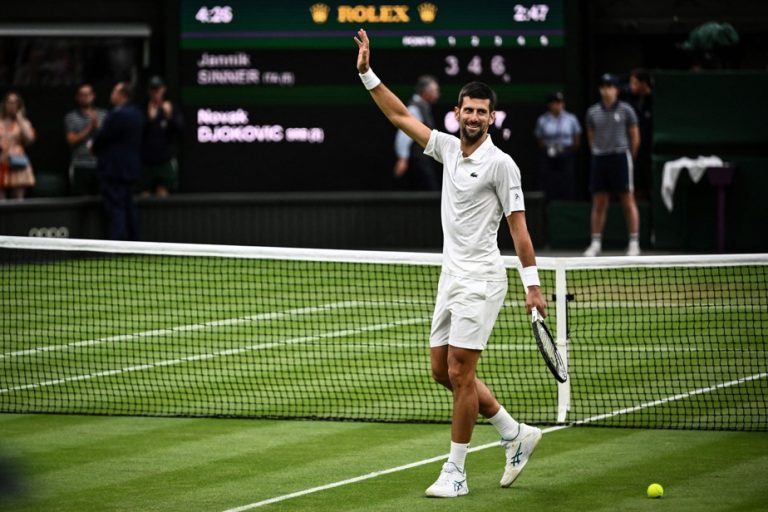 Wimbledon |  Djokovic qualified for his ninth final on the London turf