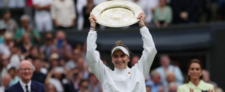 Wimbledon women’s final: unexpected champion, Marketa Vondrousova in turn shatters the dream of Ons Jabeur